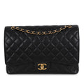 Classic Flap Bag - Black Maxi