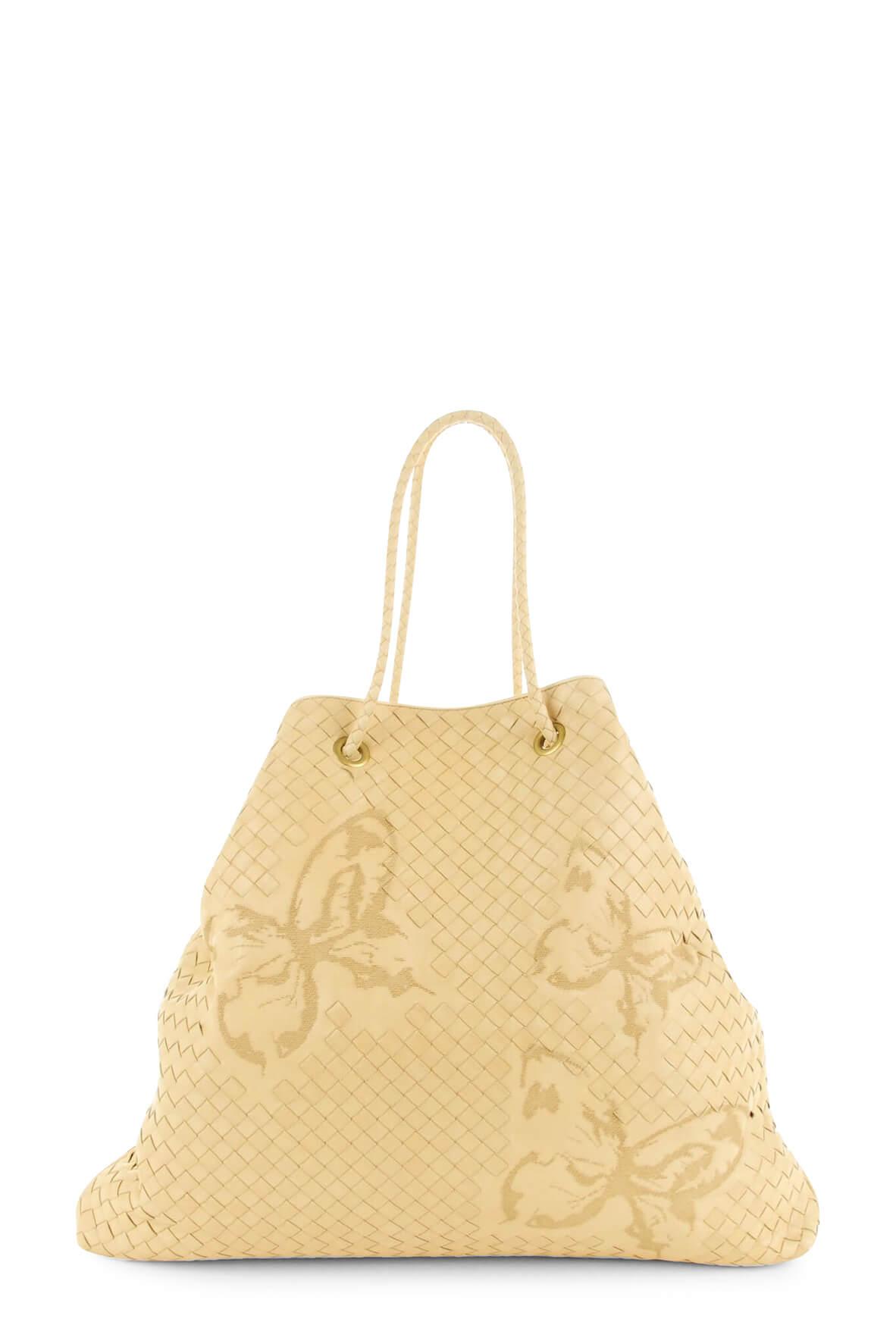Intrecciato Drawstring Aurora Farfalle Butterfly Beige