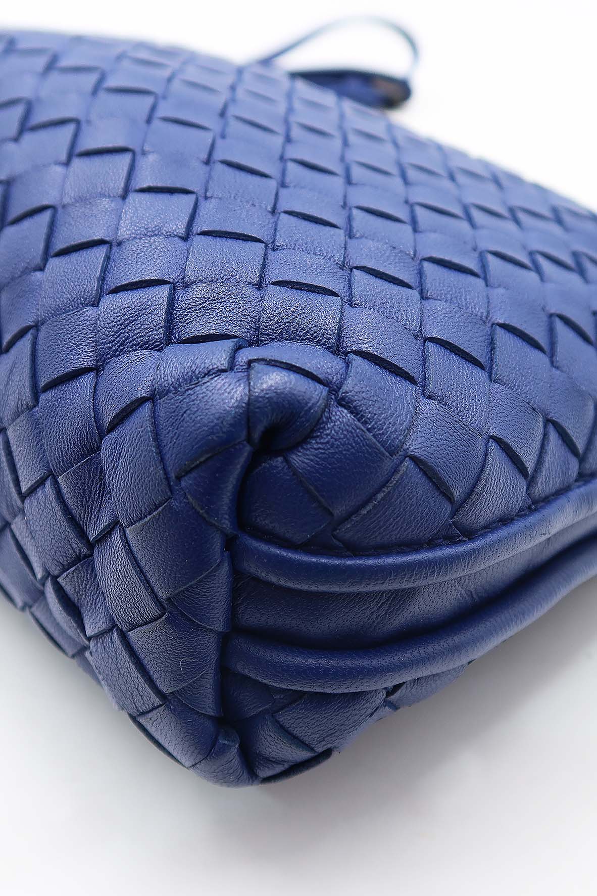 Intrecciato Nodini Bag Blue