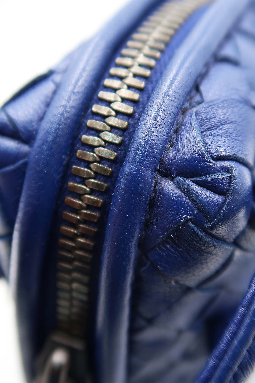 Intrecciato Nodini Bag Blue