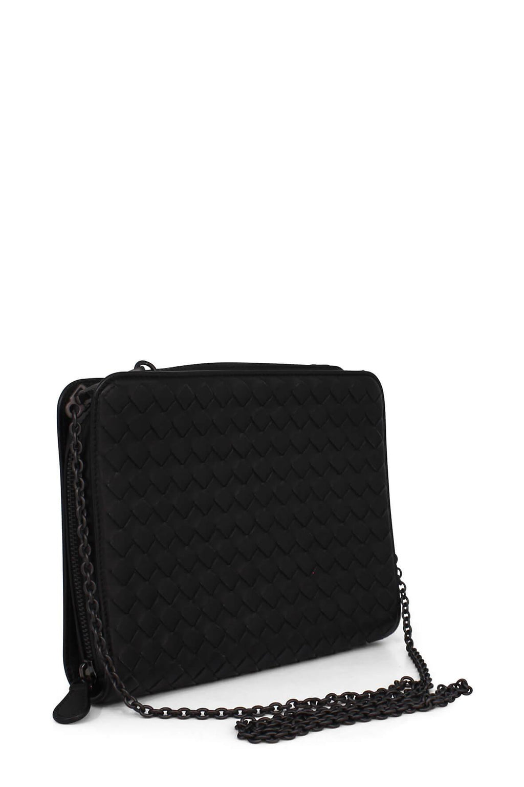Intrecciato Wallet on Chain Black