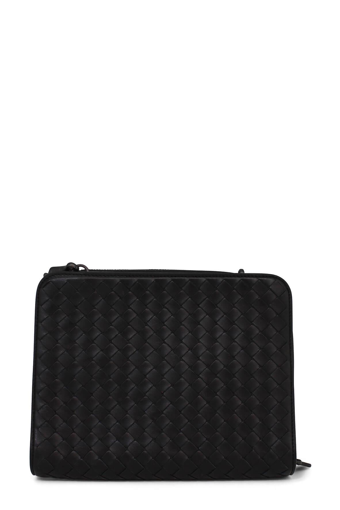 Intrecciato Wallet on Chain Black