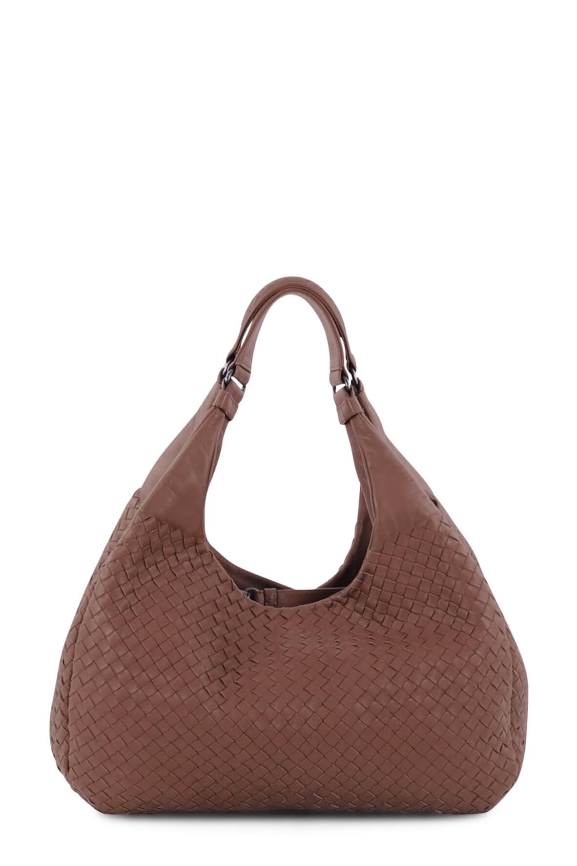 Large Campana Intrecciato Brown
