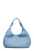 Medium Campana Intrecciato Bag Sky Blue