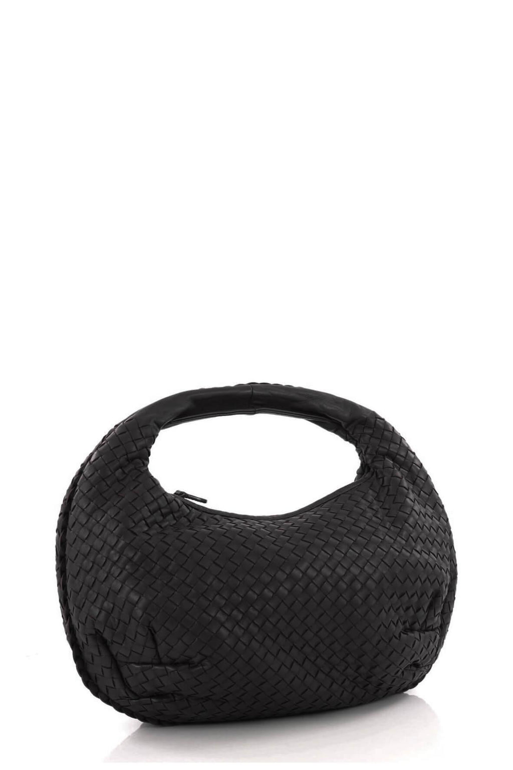 Medium Intrecciato Belly Hobo Espresso