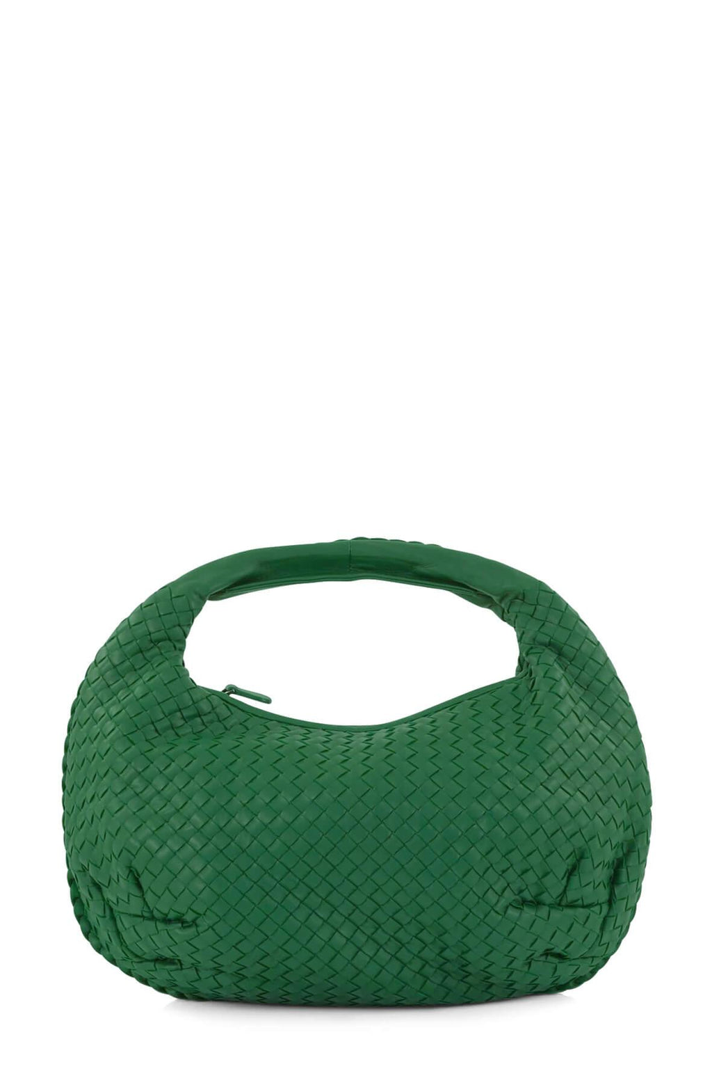 Medium Intrecciato Belly Hobo Green