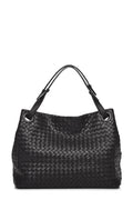 Medium Intrecciato Garda Bag Black