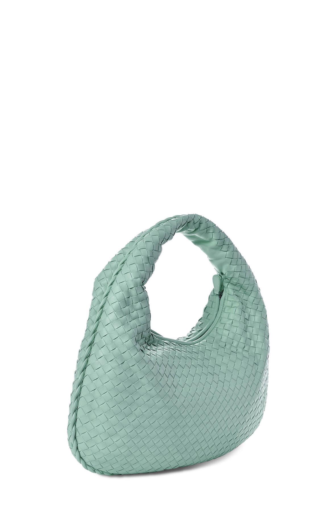 Medium Intrecciato Hobo Mint