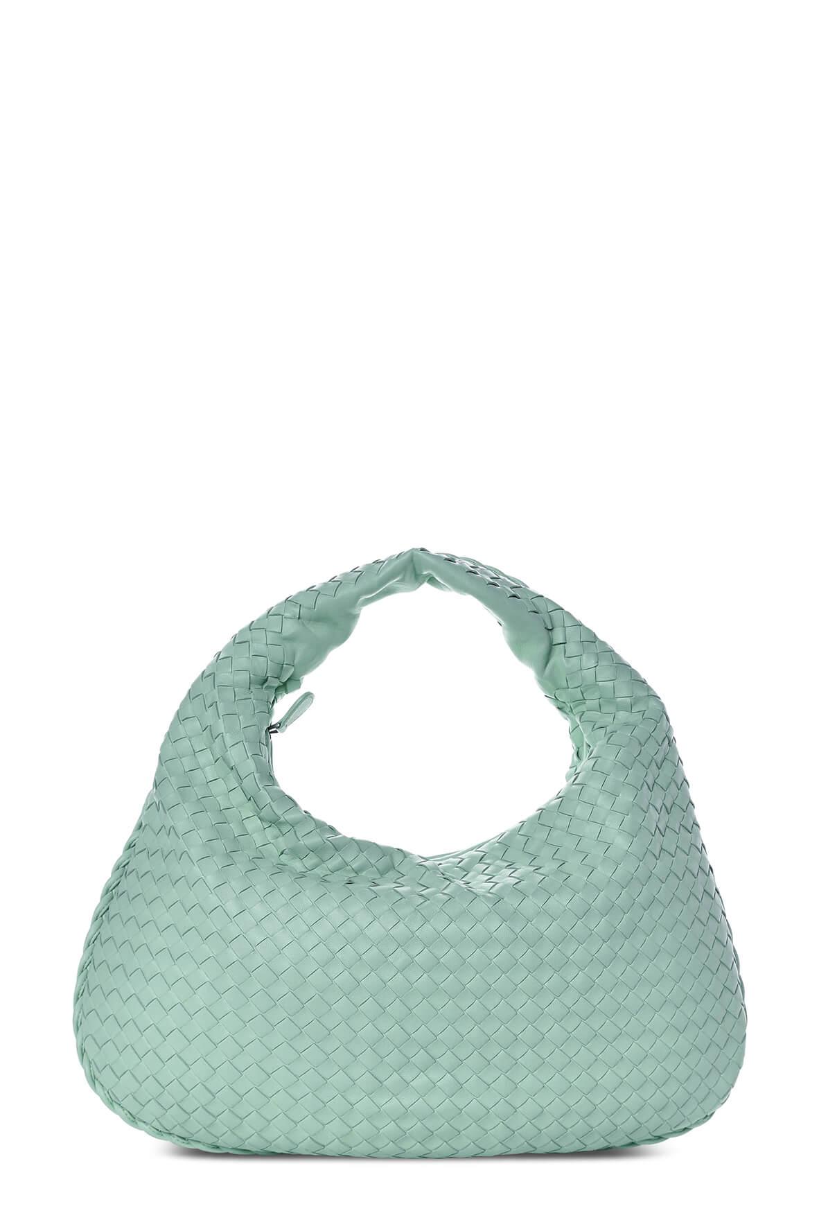 Medium Intrecciato Hobo Mint