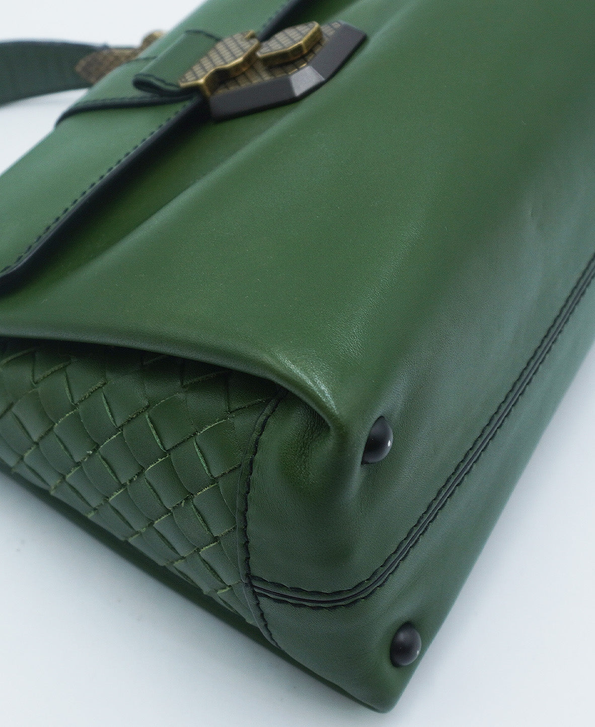 Piazza Top Handle Bag Green