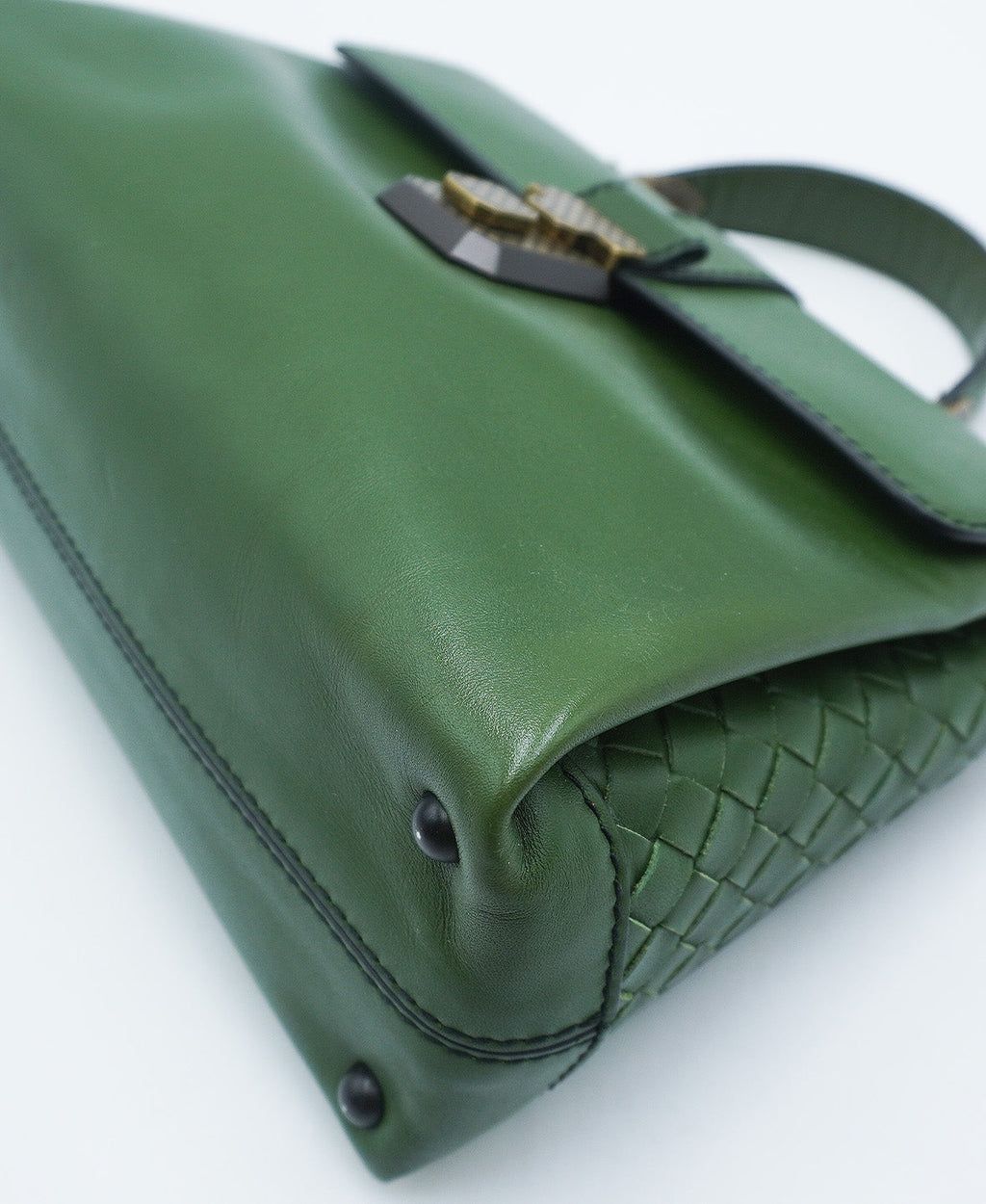 Piazza Top Handle Bag Green