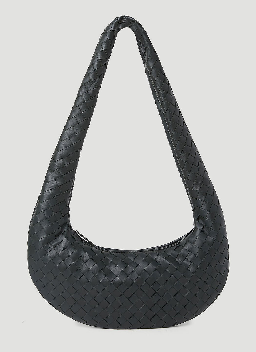 Bottega Veneta Men Intrecciato Leather Crossbody Bag