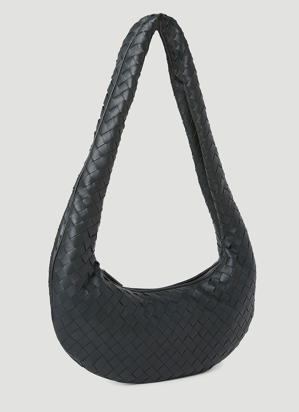 Bottega Veneta Men Intrecciato Leather Crossbody Bag