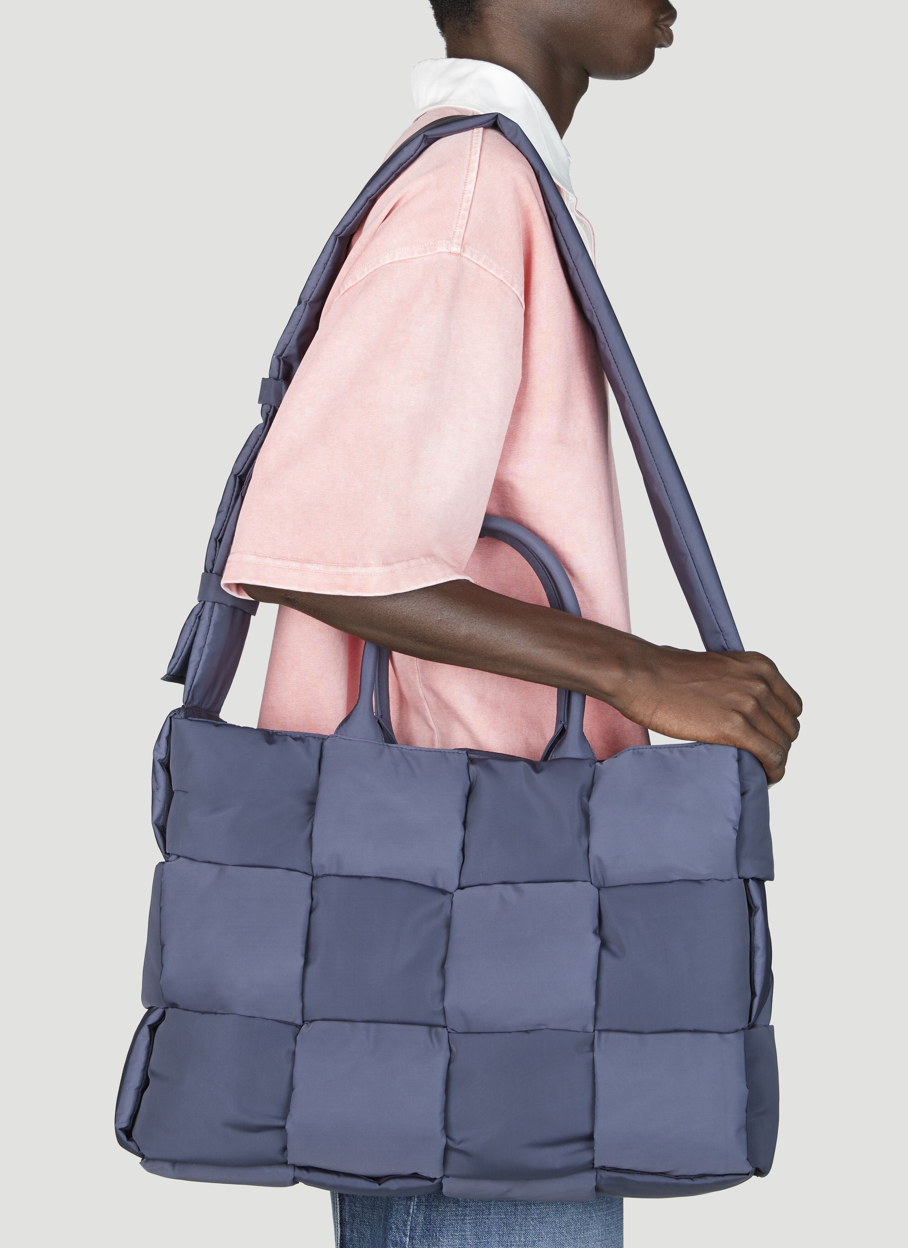 Bottega Veneta Men Large Arco Padded Tote Bag