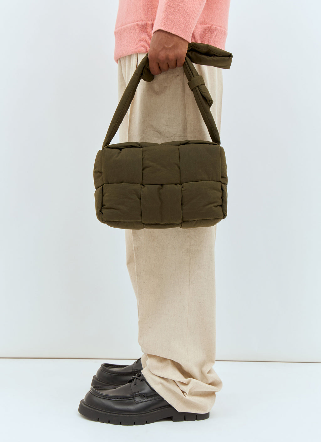 Bottega Veneta Men Medium Arco Padded Camera Bag