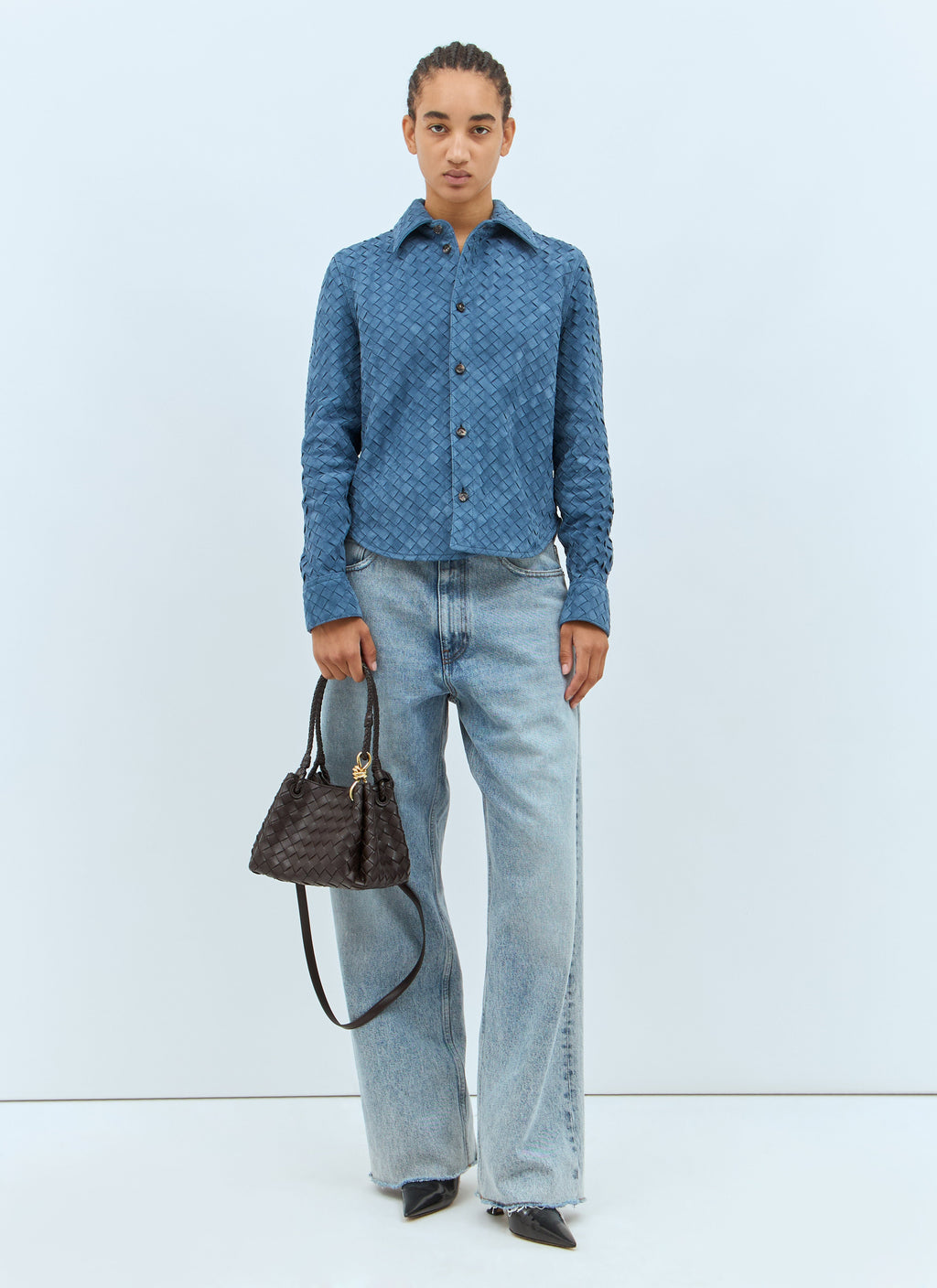 Bottega Veneta Women Small Parachute Shoulder Bag