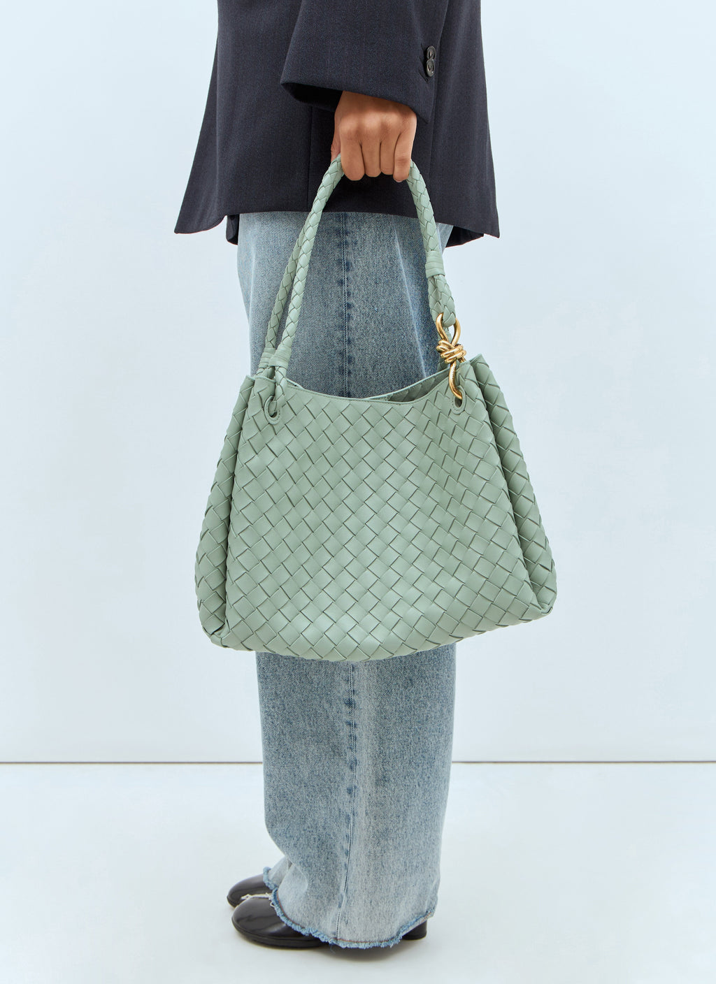 Bottega Veneta Women Large Parachute Shoulder Bag