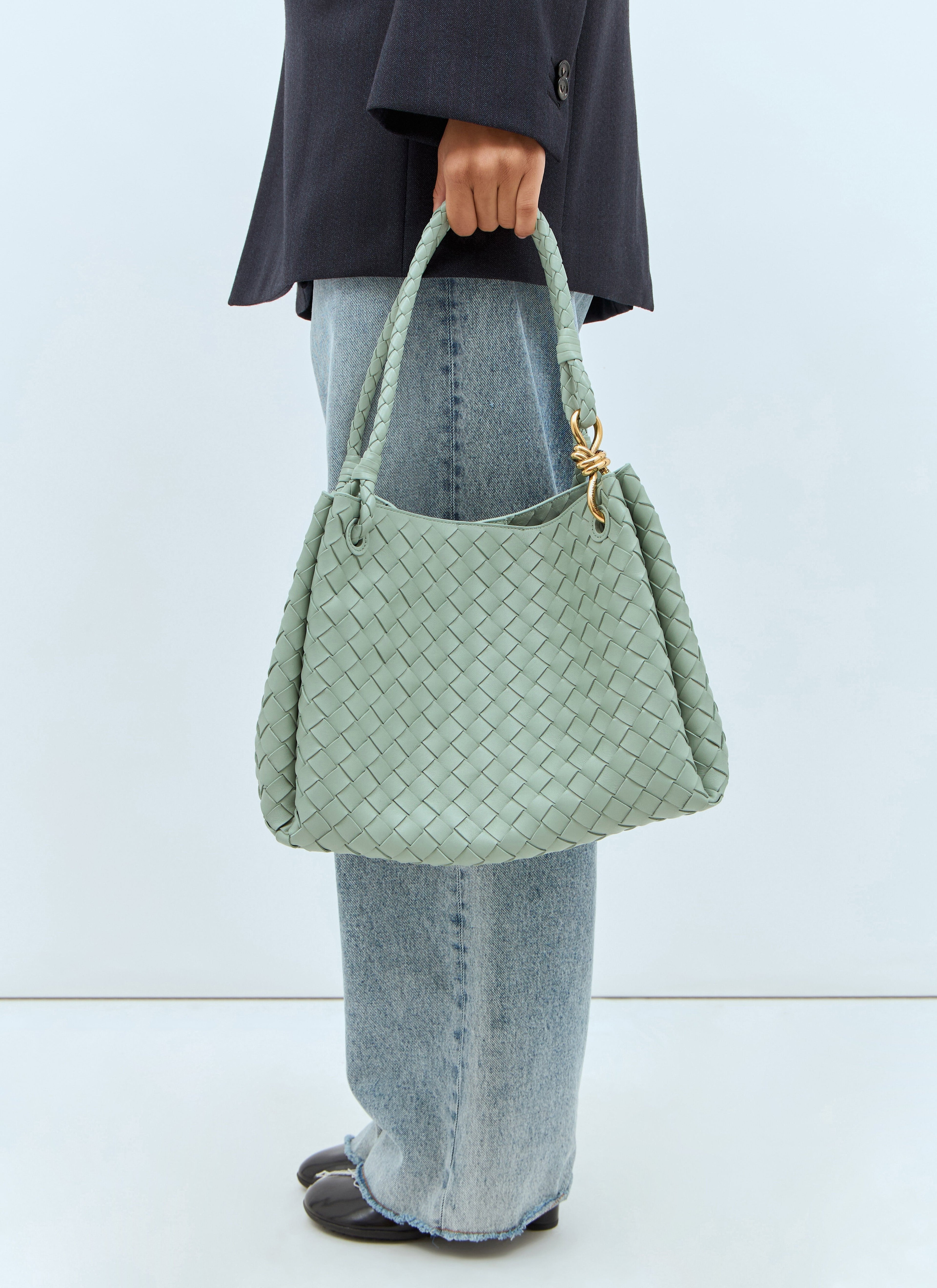 Bottega Veneta Women Large Parachute Shoulder Bag