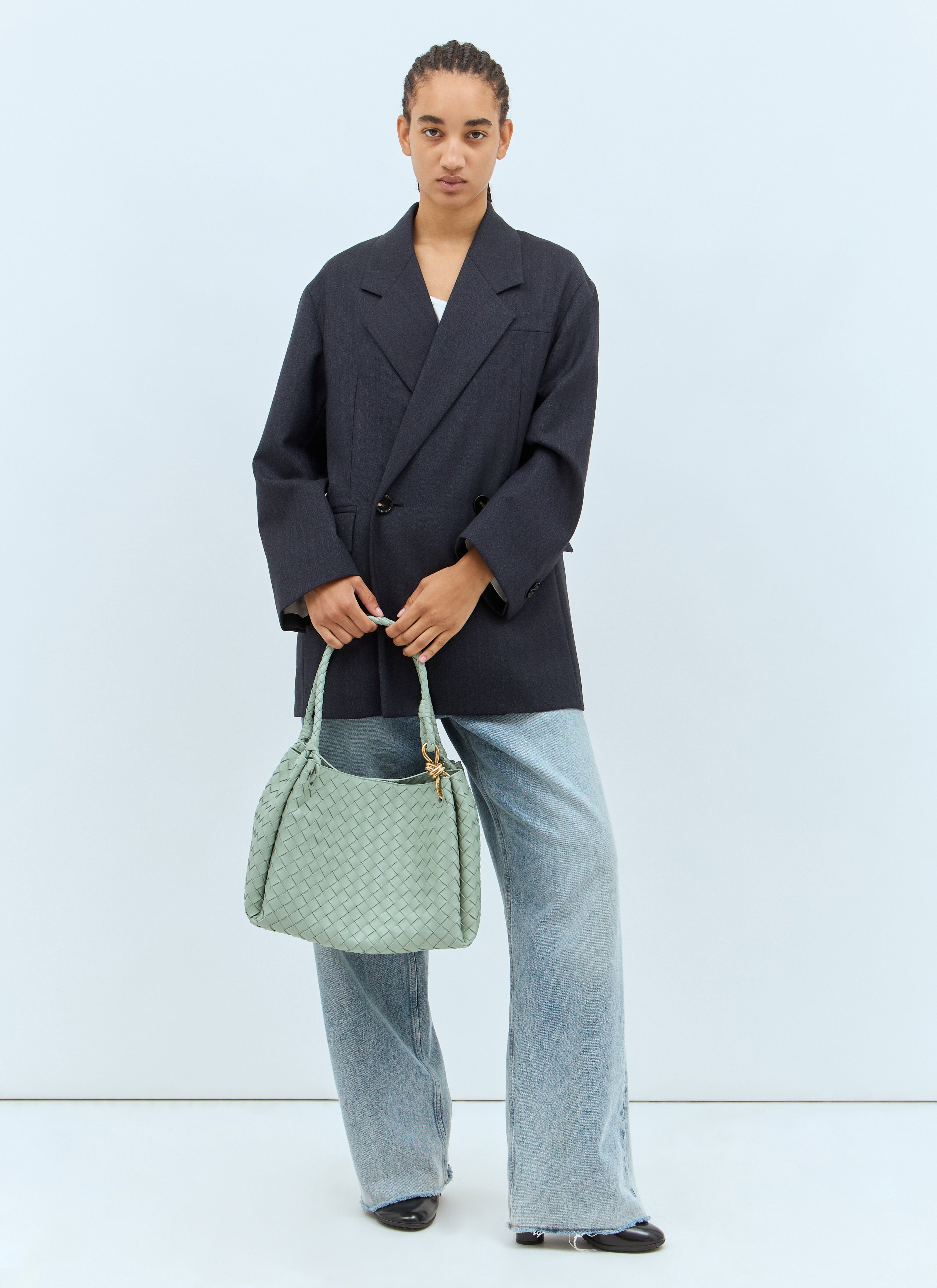 Bottega Veneta Women Large Parachute Shoulder Bag