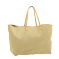 FENDI Zucchino Canvas Tote Bag Beige am136b