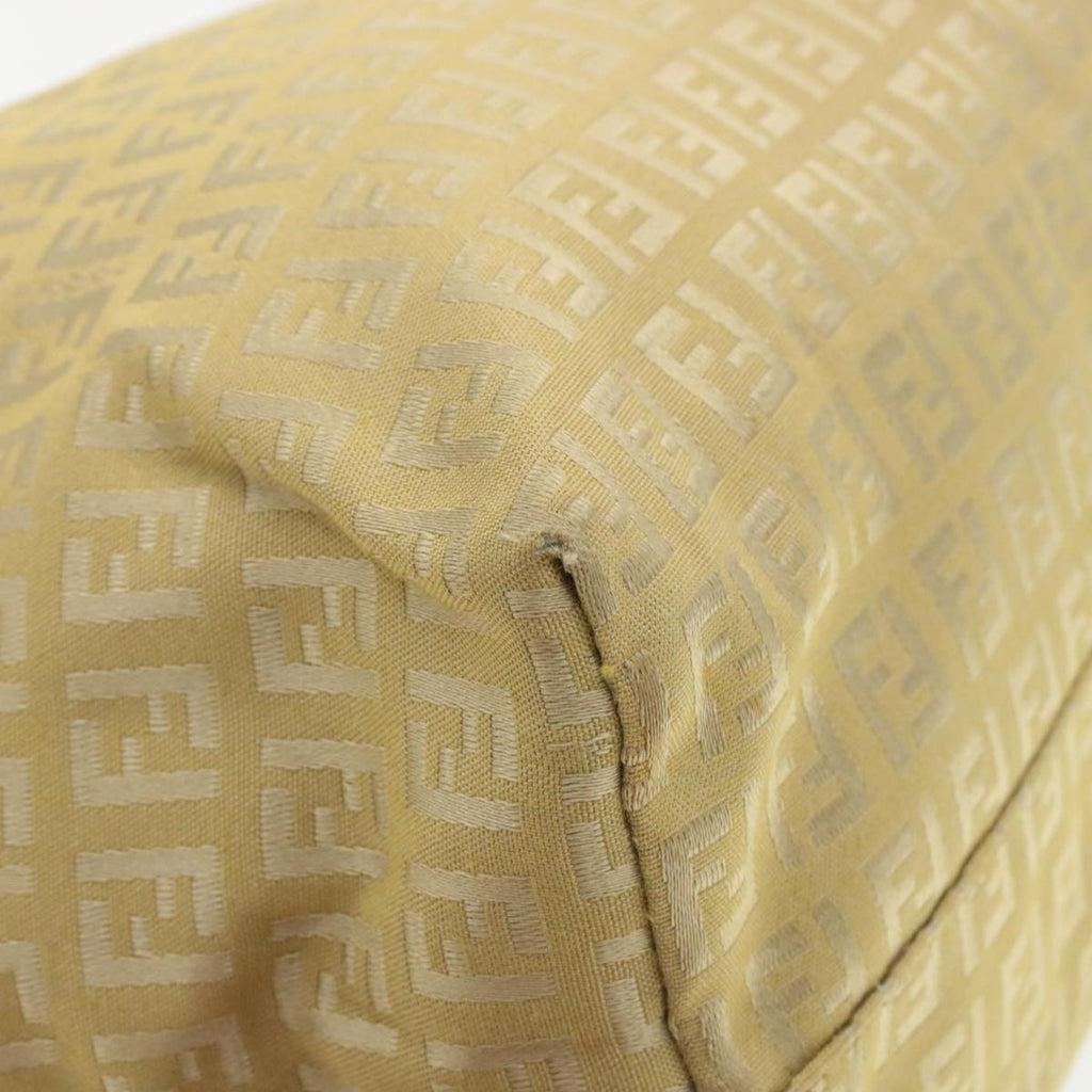 FENDI Zucchino Canvas Tote Bag Beige am136b