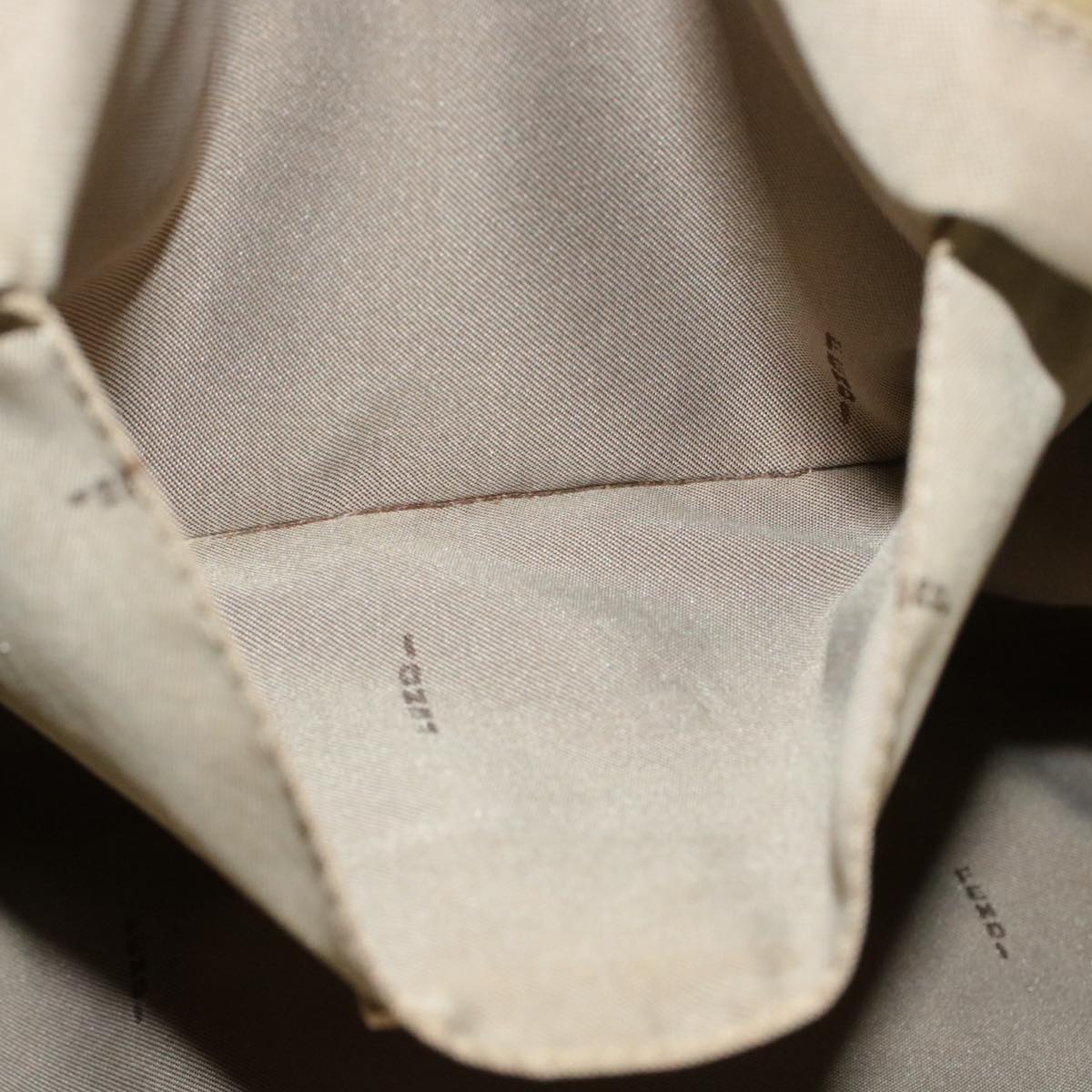 FENDI Zucchino Canvas Tote Bag Beige am136b