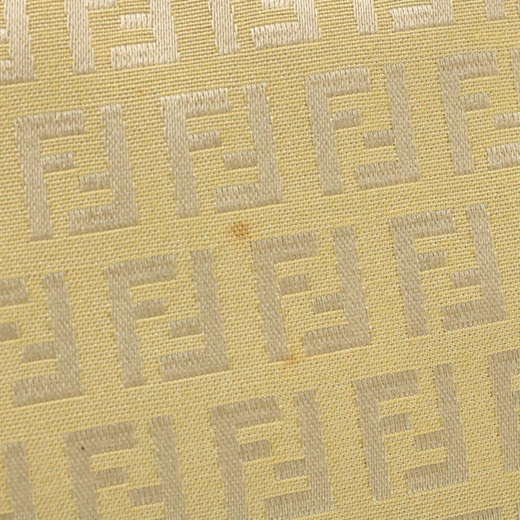 FENDI Zucchino Canvas Tote Bag Beige am136b