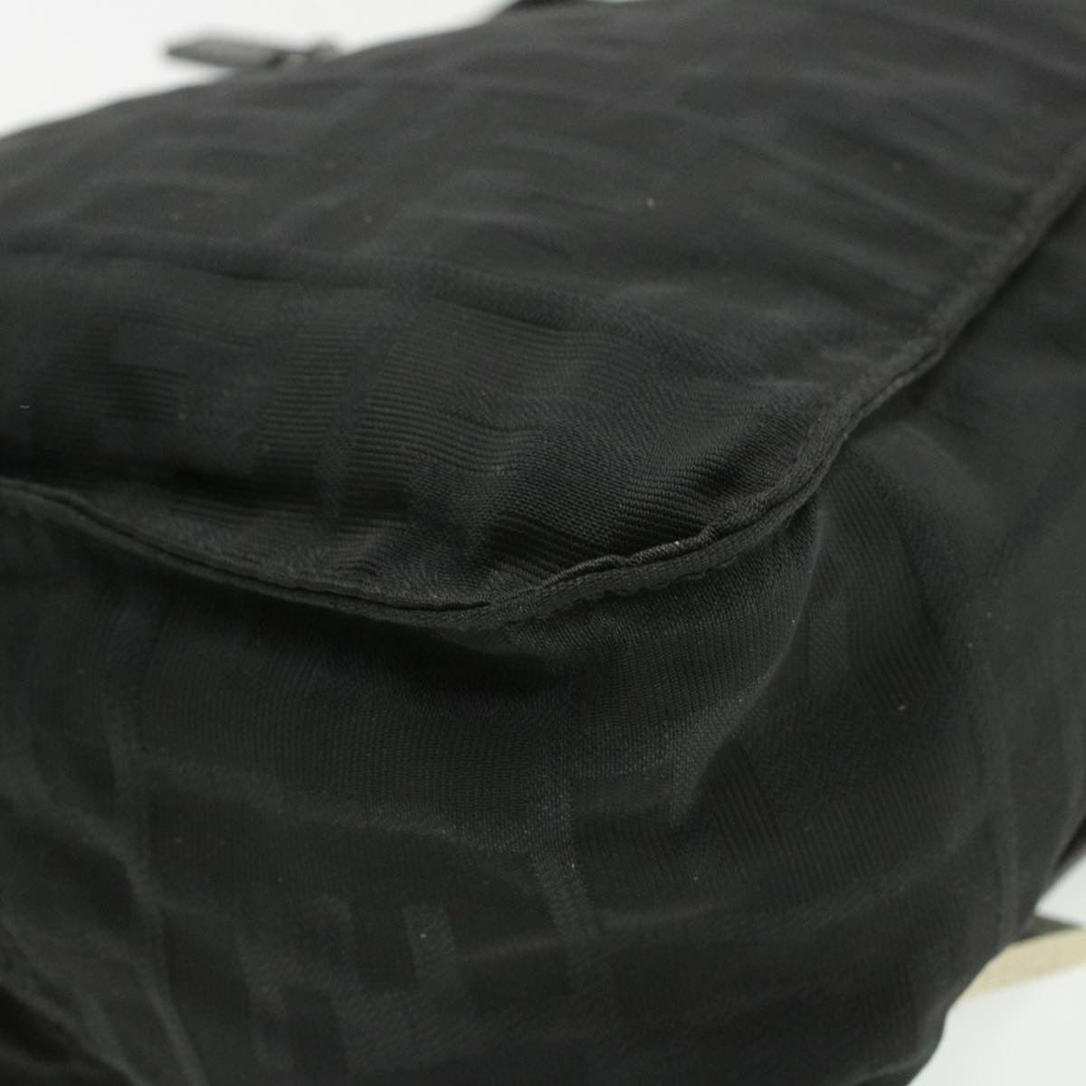 FENDI Zucca Canvas Backpack Nylon Black am149b