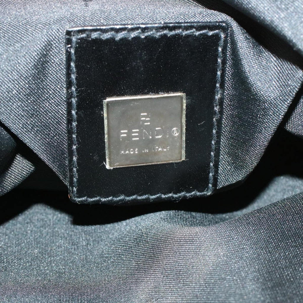 FENDI Zucca Canvas Backpack Nylon Black am149b