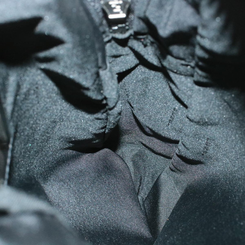 FENDI Zucca Canvas Backpack Nylon Black am149b