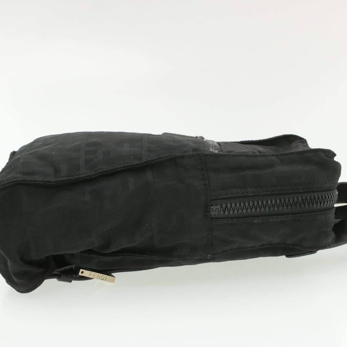 FENDI Zucca Canvas Backpack Nylon Black am149b