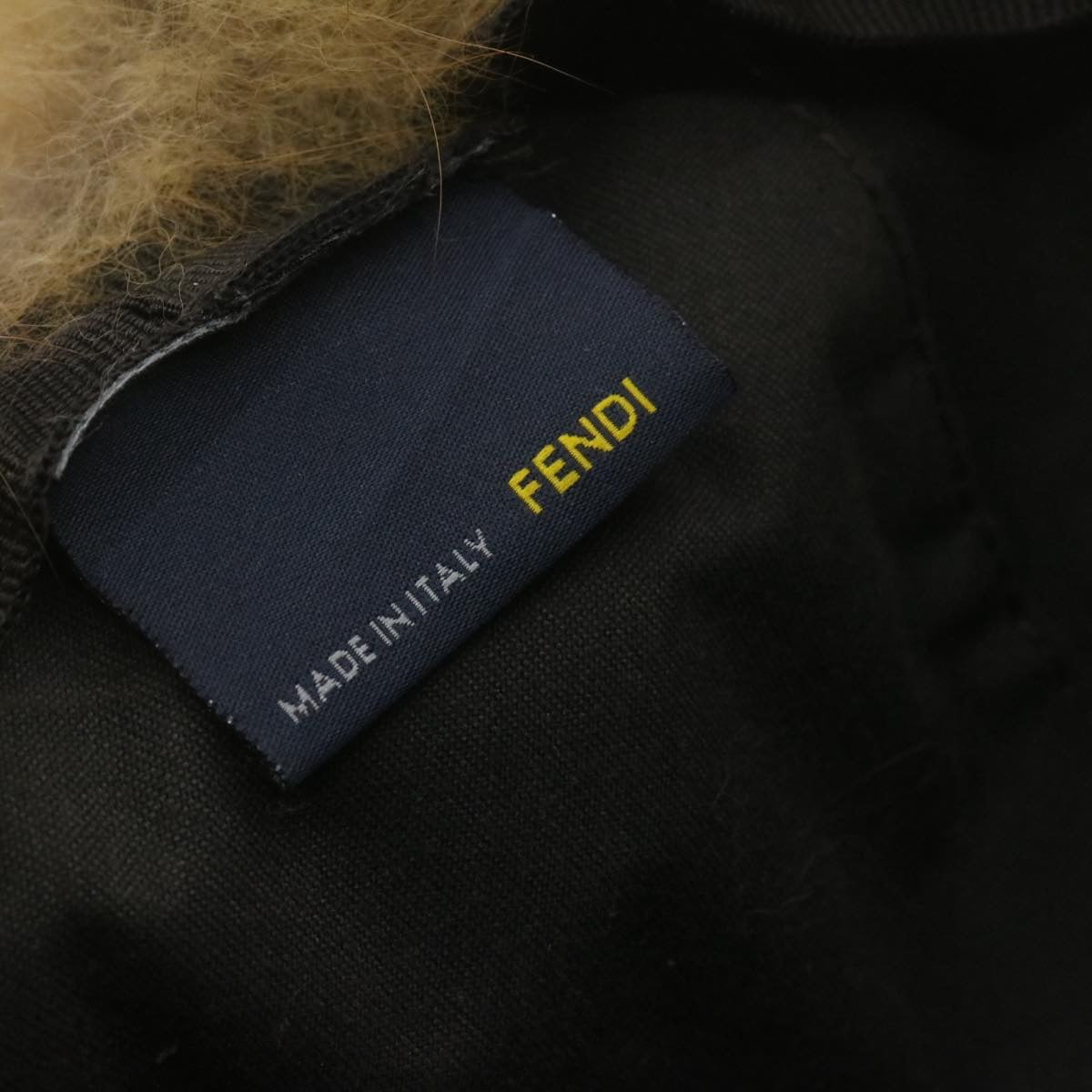 FENDI Zucca Canvas Cap Brown Black am324b