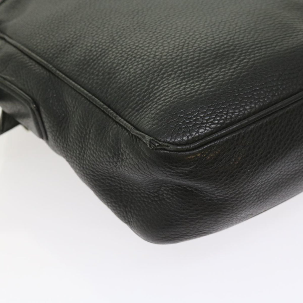 GUCCI Shoulder Bag Leather Black 337084 bs10188
