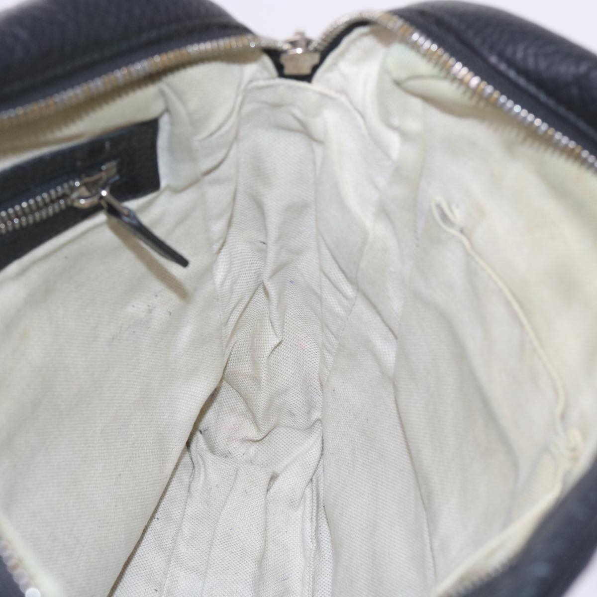 GUCCI Shoulder Bag Leather Black 337084 bs10188