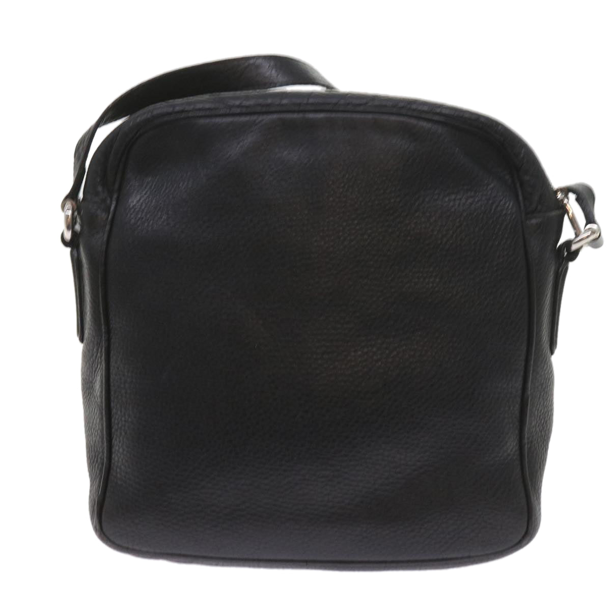 GUCCI Shoulder Bag Leather Black 337084 bs10188