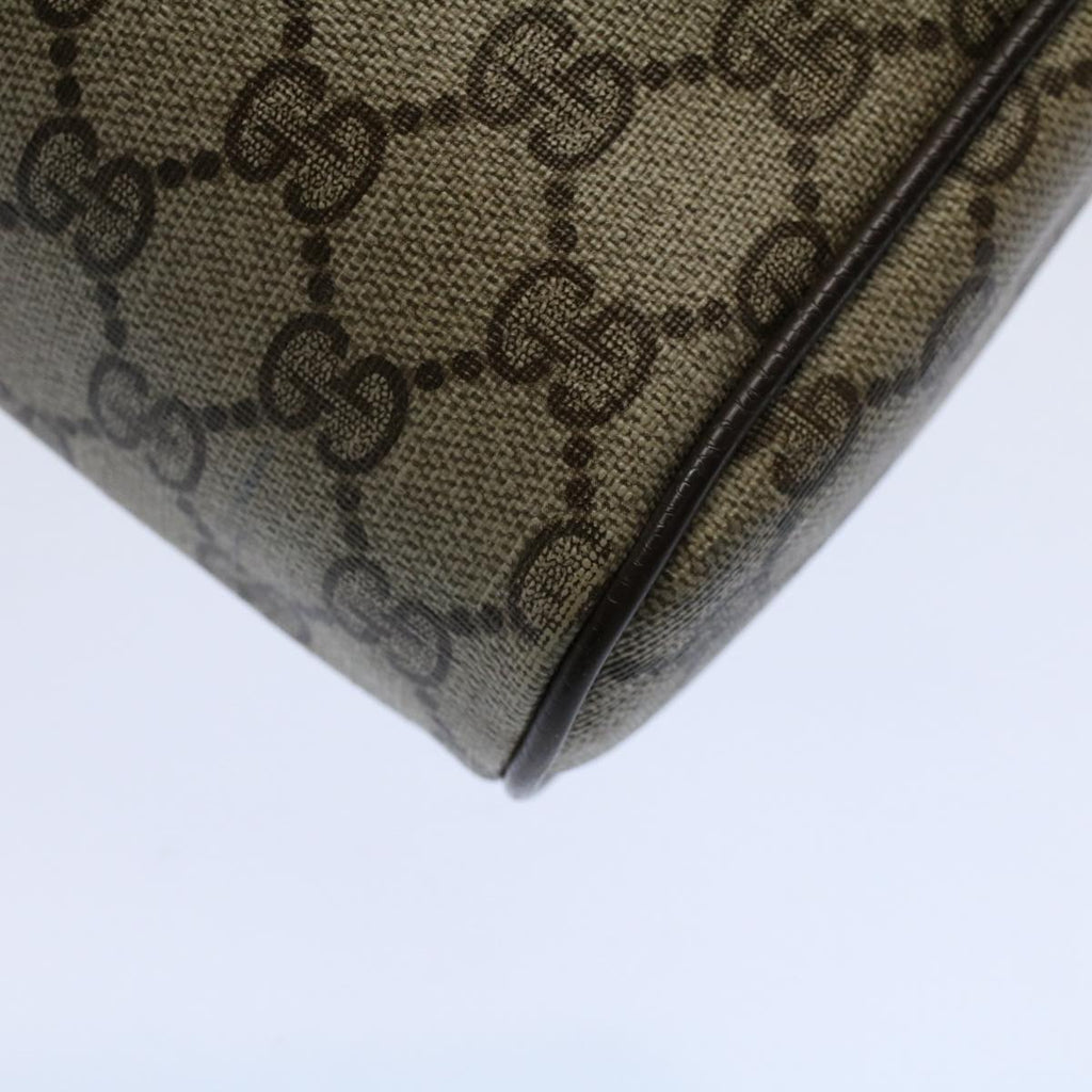 GUCCI GG Supreme Web Sherry Line Clutch Bag Beige Red 89 01 012 bs10203