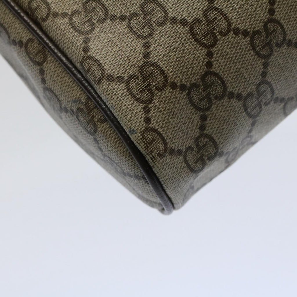 GUCCI GG Supreme Web Sherry Line Clutch Bag Beige Red 89 01 012 bs10203