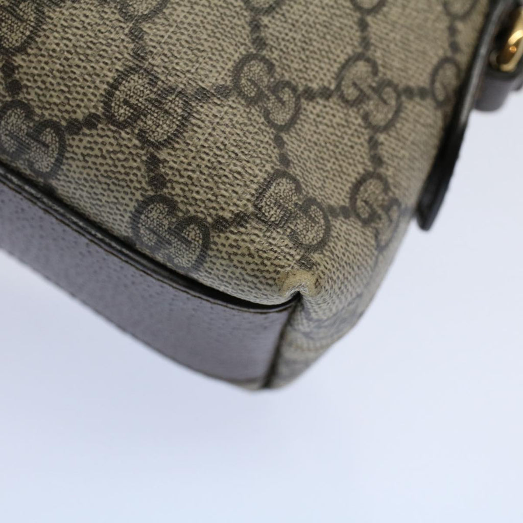 GUCCI GG Supreme Web Sherry Line Shoulder Bag Beige Red 499621 bs10204