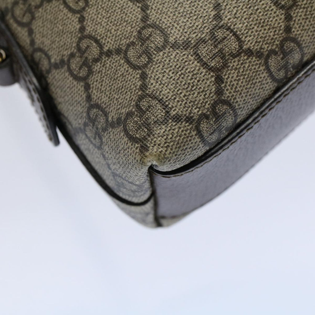 GUCCI GG Supreme Web Sherry Line Shoulder Bag Beige Red 499621 bs10204