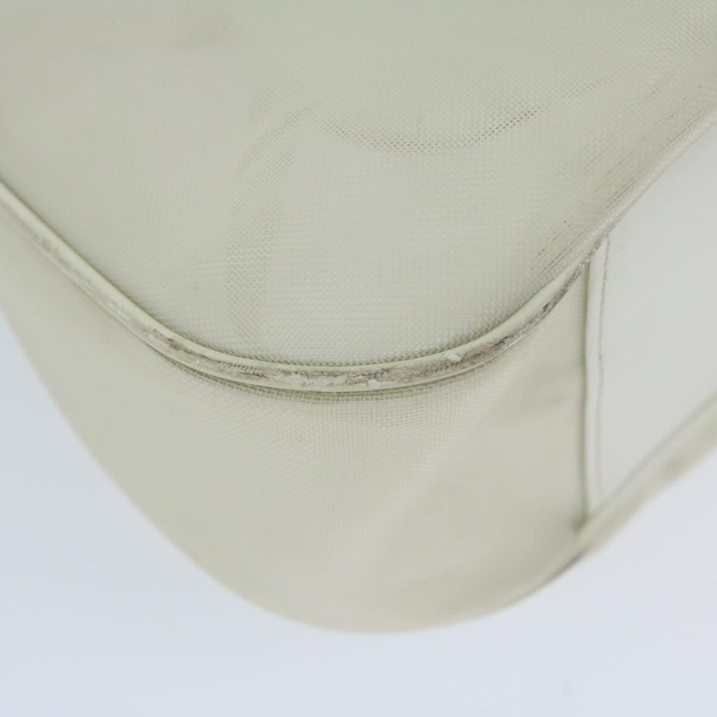 GUCCI Mesh Bamboo Shoulder Bag Leather White 001 5577 3444 bs10346