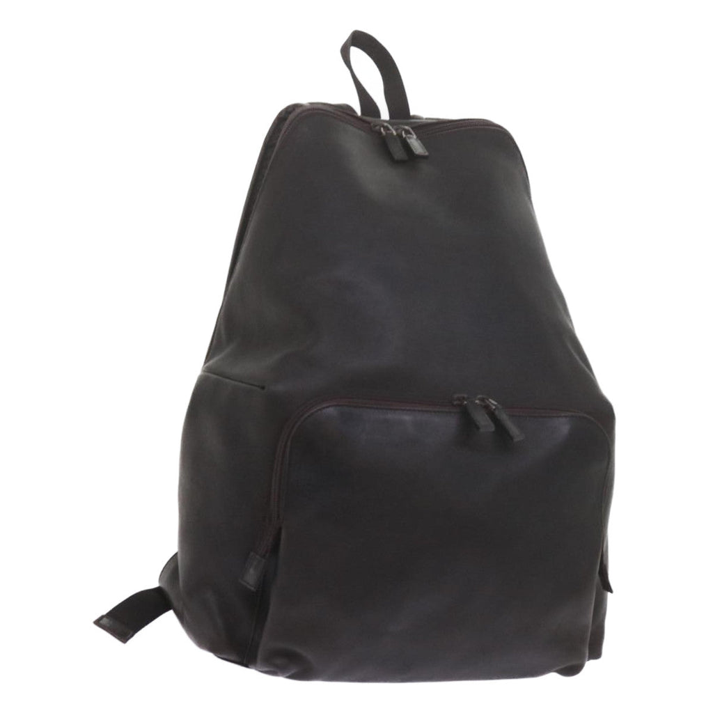 GUCCI Backpack Leather Brown 019 0302 bs10351