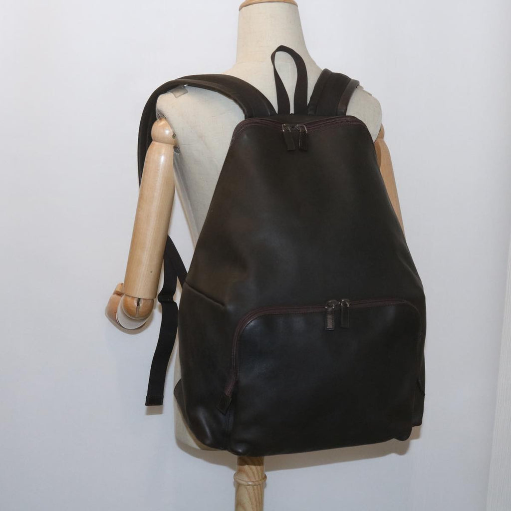 GUCCI Backpack Leather Brown 019 0302 bs10351