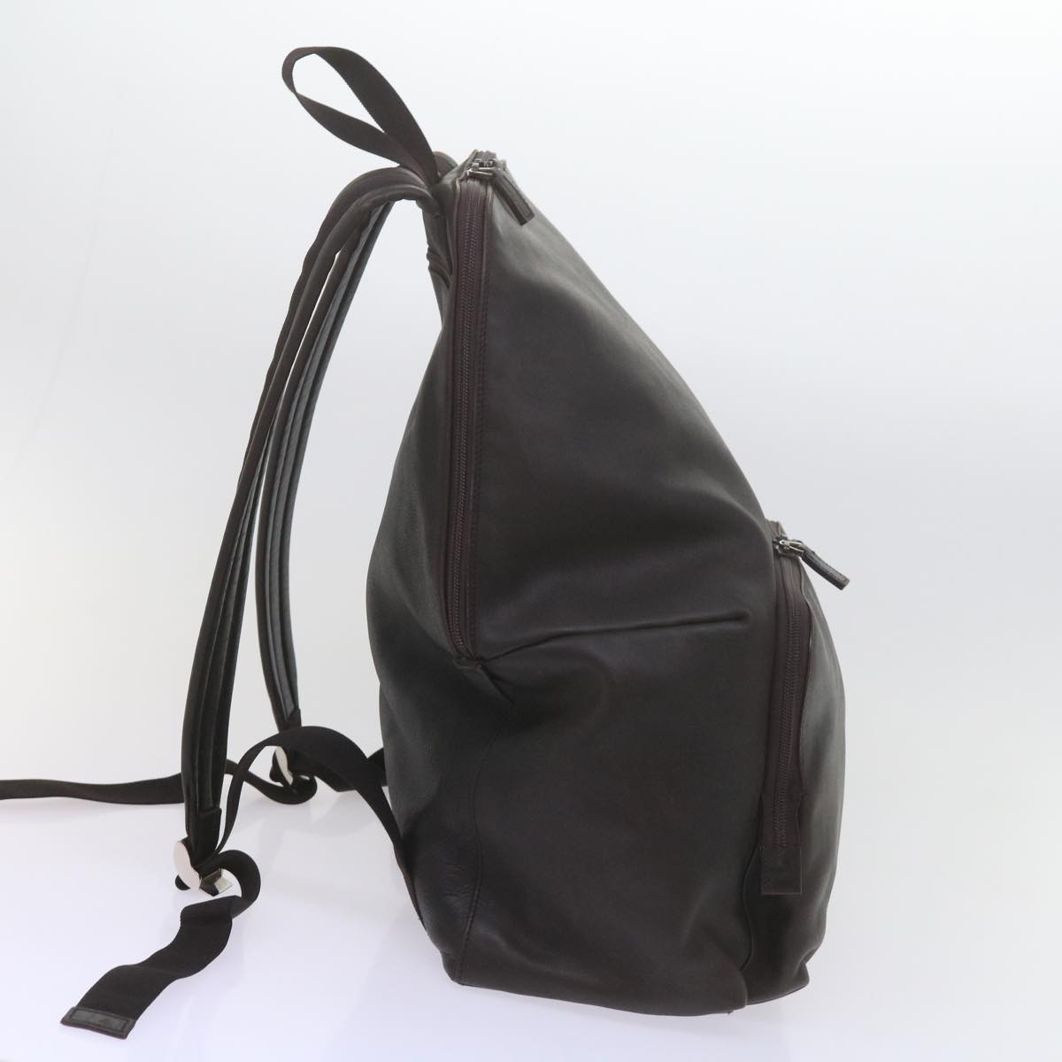 GUCCI Backpack Leather Brown 019 0302 bs10351