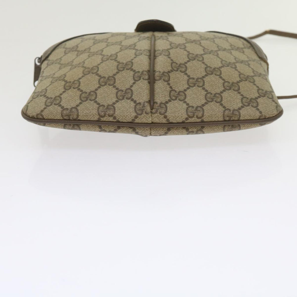 GUCCI GG Supreme Web Sherry Line Shoulder Bag Beige Red 904 02 047 bs10393