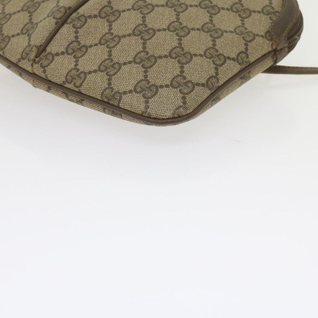 GUCCI GG Supreme Web Sherry Line Shoulder Bag Beige Red 904 02 047 bs10393