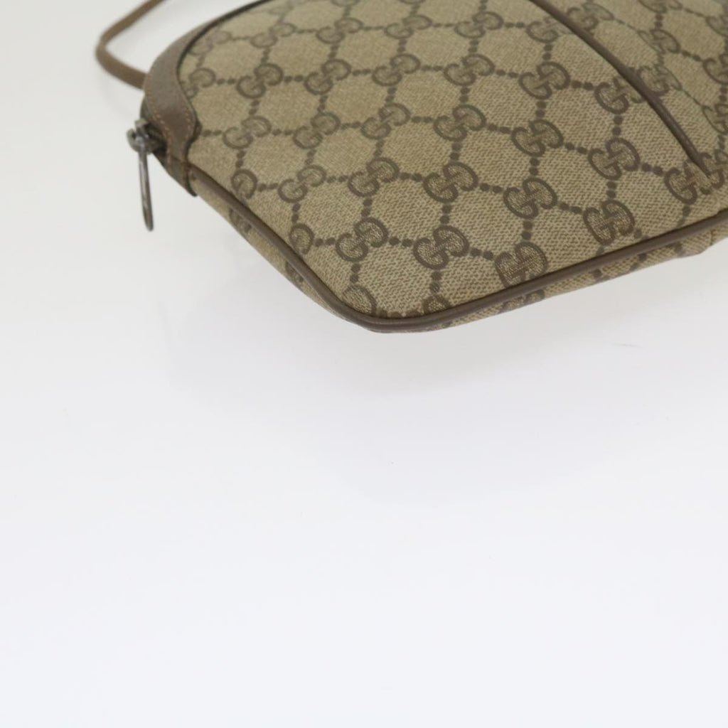 GUCCI GG Supreme Web Sherry Line Shoulder Bag Beige Red 904 02 047 bs10393