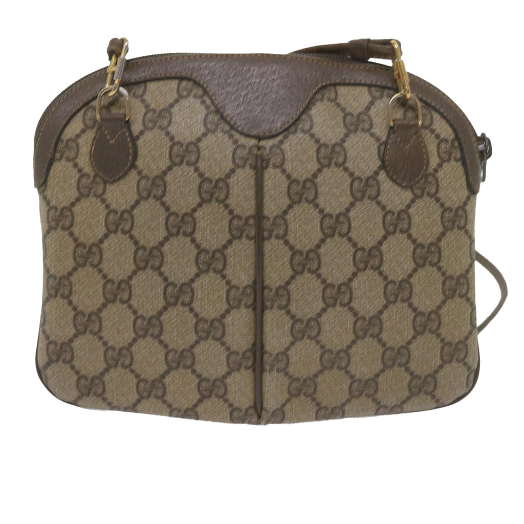 GUCCI GG Supreme Web Sherry Line Shoulder Bag Beige Red 904 02 047 bs10393