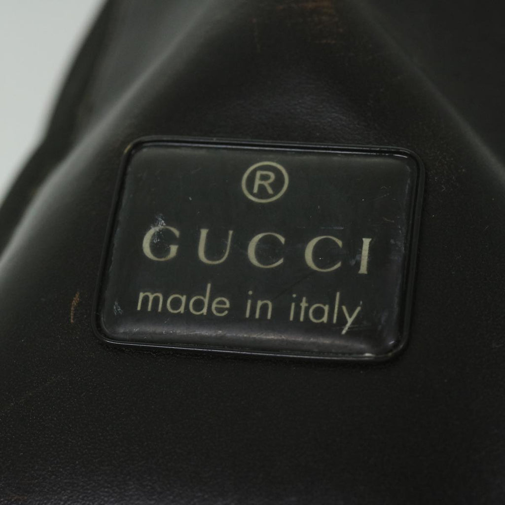 GUCCI Shoulder Bag Nylon Brown bs10421