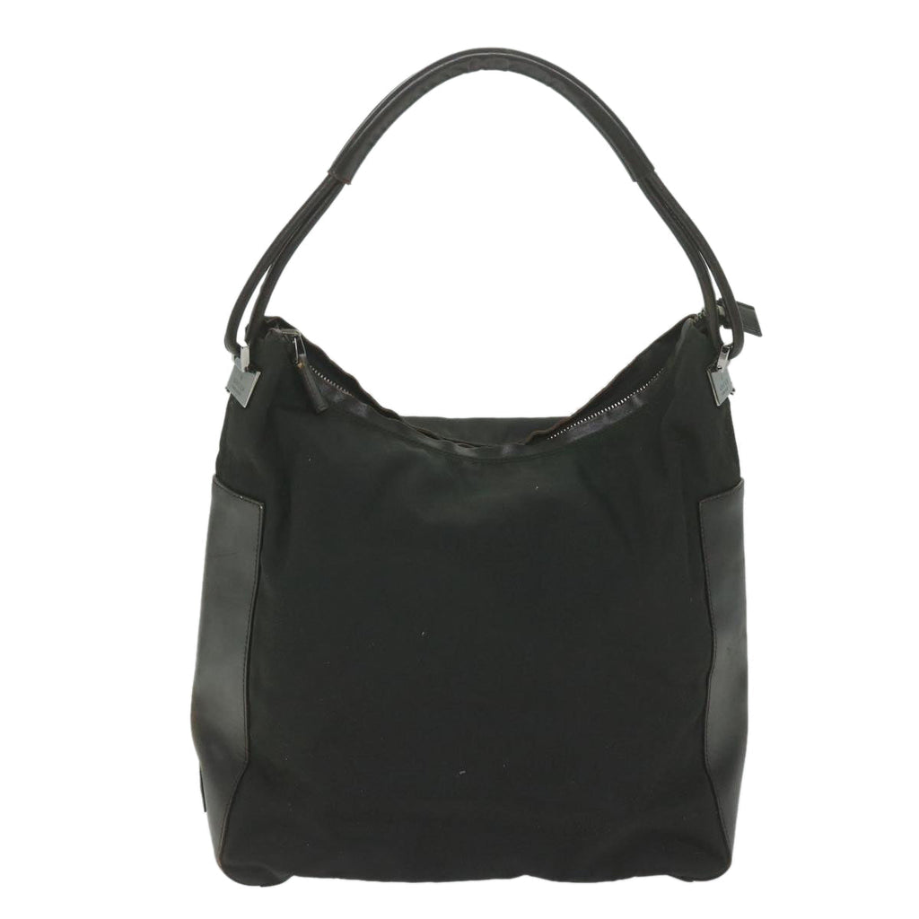 GUCCI Shoulder Bag Nylon Brown bs10421