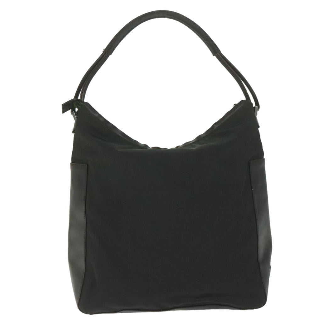 GUCCI Shoulder Bag Nylon Brown bs10421